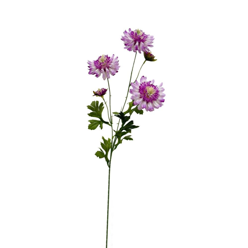 Stem Form Artificial Chrysanthemum With Buds Floral Decor Artificial DIY Gift  Indoor Room