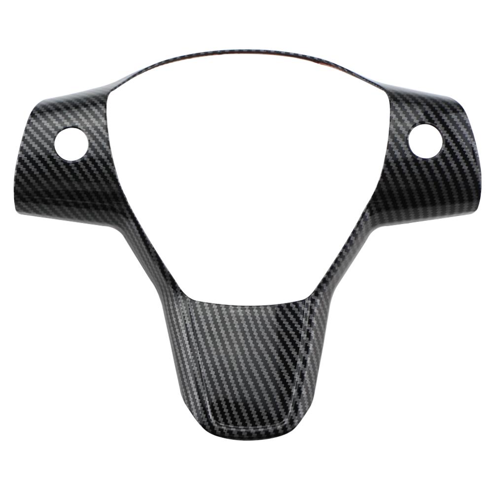 Carbon Fiber Car Steering Wheel Buttons Panel Sticker Trim Cover for Tesla Model 3 2016-2025 Model Y 2019-2025 Accessories