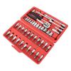 46PCS Vehicle Repair Ratchet Screwdriver Tool Complete Polished Surface for Motorcycle Bicycles