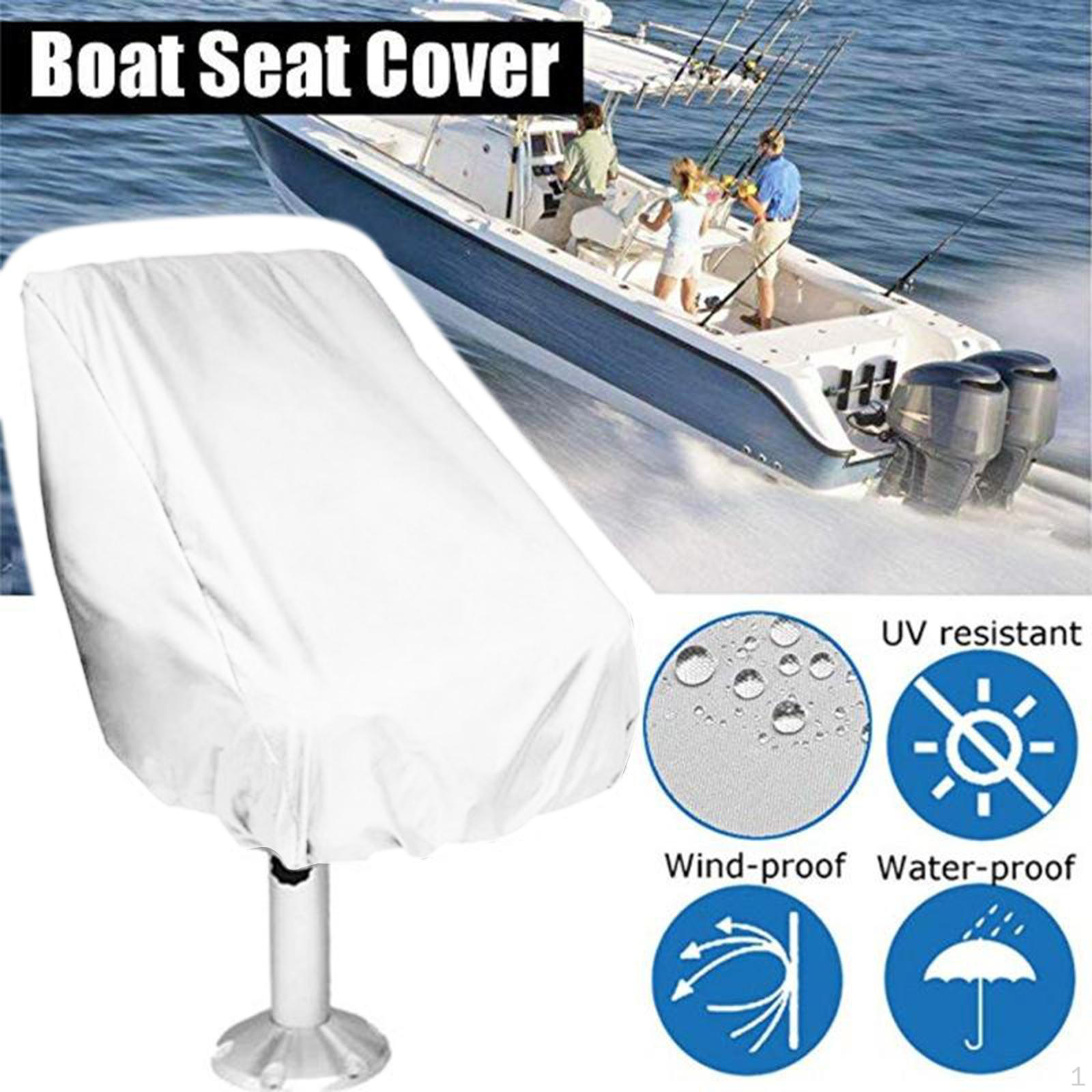 Seat Cover, Outdoor UV Resistant Pedestal Folding Oxford Yacht Cover белый