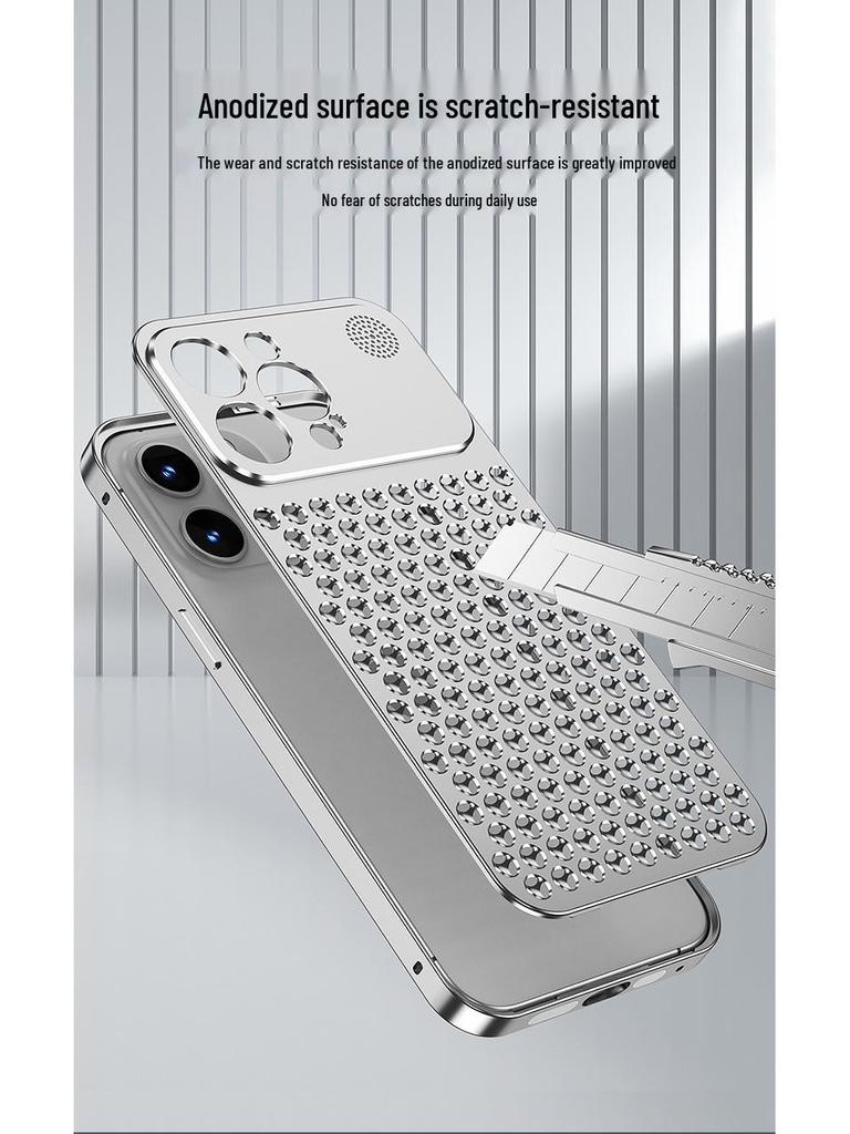iPhone 12-15 Pro Max Aluminum Aromatherapy Cooling Case