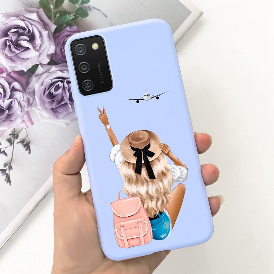 For Samsung A03s A02s Case New Fashion Flower Butterfly Shockproof Bumper For Samsung Galaxy A03s SM-A037F A 02s SM-A025F Covers