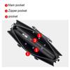 Men's Cross Texture Business Briefcase, Water Resistant Large Capacity Laptop Handbag, Office Shoulder Crossbody Document Bag