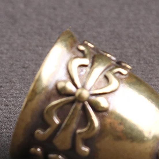 Multifunctional Bell Pendant Craft Bell Crisp Sound Brass DIY Sign for Home