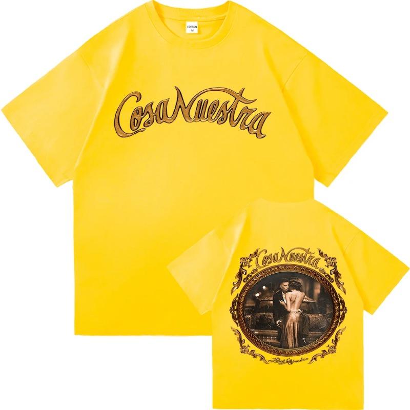 Rauw Alejandro Coca Nuestra Tricou Modă Bărbați Harajuku Estetic Tricou Grafic Unisex Vintage Poliester Tricouri Bărbați