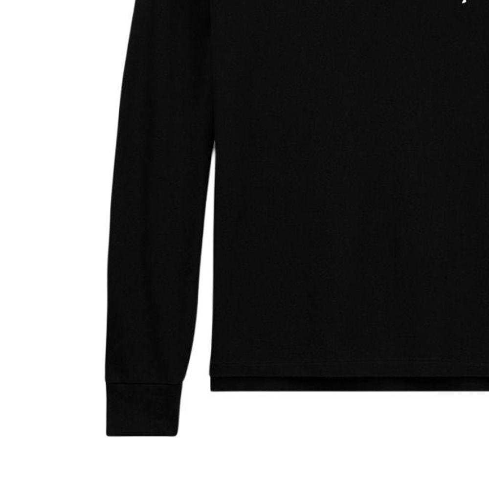 Polo Ralph Lauren Solid Color Big Pony Embroidered Logo Long Sleeve Polo Shirt Men Tops Black 710671951-002