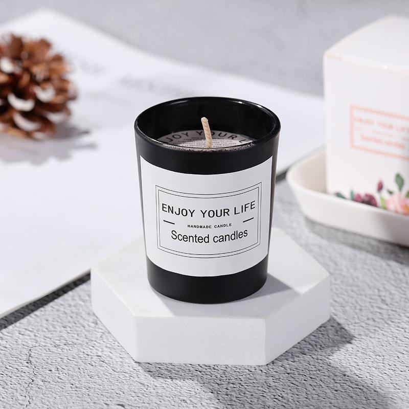 Stained Glass Cup Soy Wax Aromatherapy Candles Wedding Souvenir Fragrance Candles