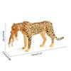 Cheetah Savannah Creature Model for Role Playing and Pretend Play Hand Painted Cheetah Figurine Savannah Creature