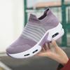 Fashion Large Size Women's Shoes Mesh Air Cushion Shoes Rainbow Shoes Casual Sports Shoes