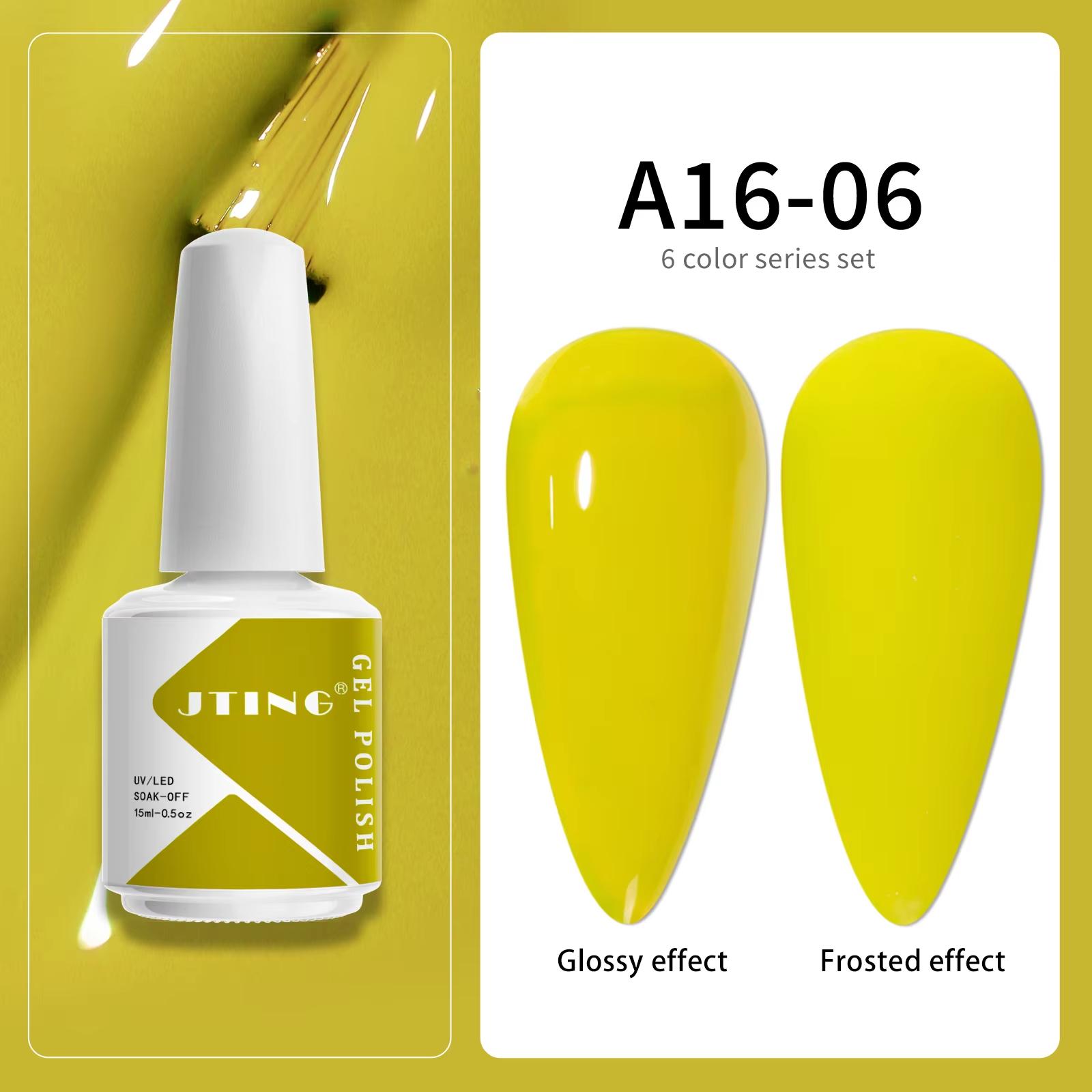 

JTING Гель-лак для ногтей Цветной УФ-гель Набор 6 шт./компл. Маникюрный набор Приватная марка Гель-лак для ногтей Коробка Не тестируется на животных Эмали