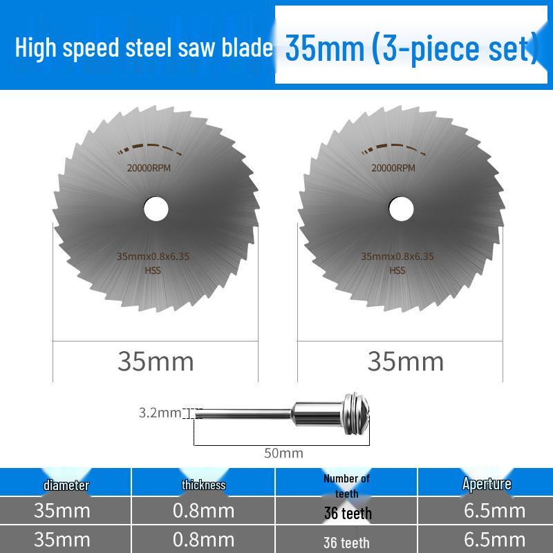 Mini High-Speed Steel Circular Saw Blade for Woodworking & Metal Cutting