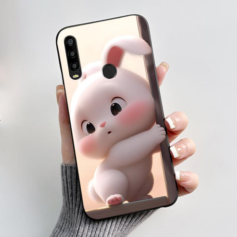 Casing For TCL L10 Pro Case Aesthetic Fashion Cute Cat Cartoon Pattern Shockproof Soft Silicone Back Cover Black TPU Phone Case