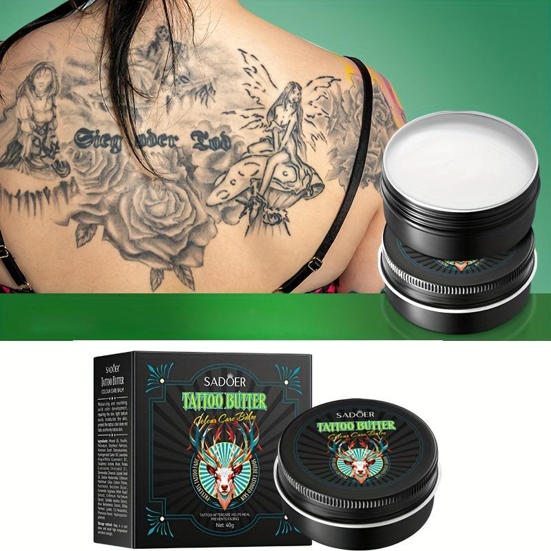 40g Tattoo Aftercare Cream Tattoo Color Care Cream Protect Color Fading Smoothing Moisturizing Cream for Men and Women, Tattoo Brightening