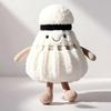 Furry Badminton Keychain Creative Bag Decor Pendant New Plush Doll  Friends Gifts