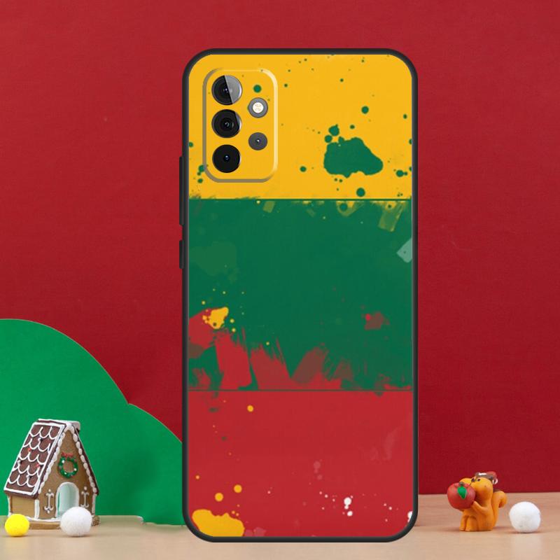 Fashion Lithuania Flag Case For Samsung Galaxy A55 A52 A32 A12 A33 A06 A16 A26 A36 A56 A15 A53 A13 A34 A54 A14 A17