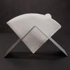 V-Shaped Coffee Filter Holder Stainless Steel Coffee Filter Paper Stand  Kitchen
