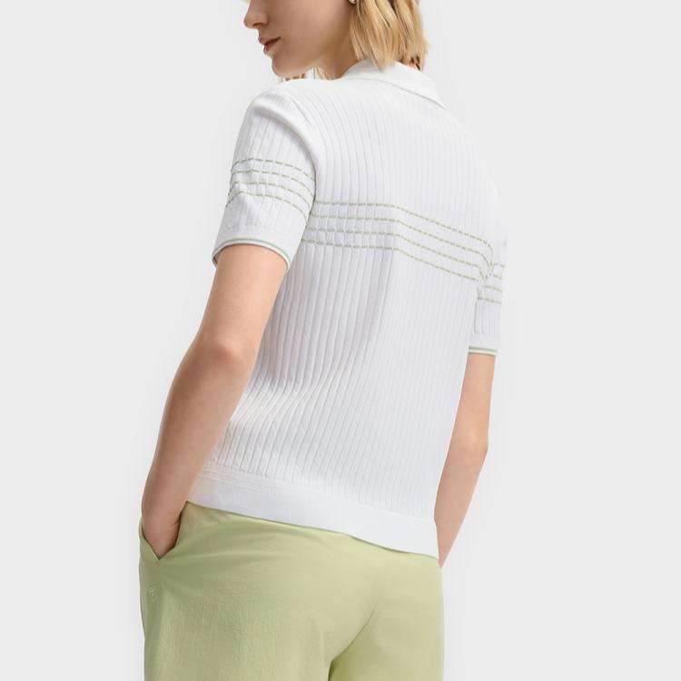 New FILA Knitwear Women's Cloud White F11W523409F-WT