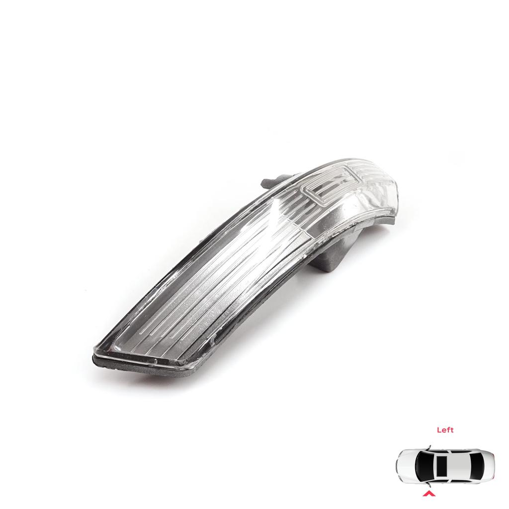 BSP1242-1 Left Side Door Wing Mirror White Clear Indicator Lamp Lens for Ford Focus 2007-2020 Mondeo MK4 2007-2015 8M5113B383AA