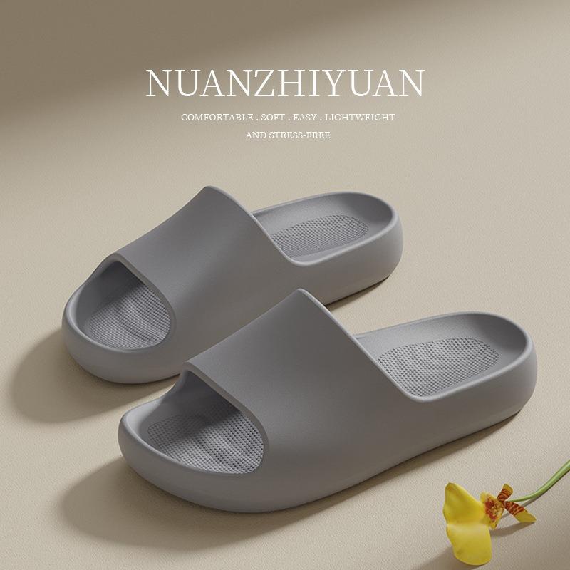 Warm edge eva new cool slippers women's summer home use heightening outer wear beach shoes