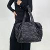 Large Capacity Pleated Tote Bag Single Shoulder Bag Street Retro Handbag Women's Commuting Bag Trendy Shopping Underarm Bag