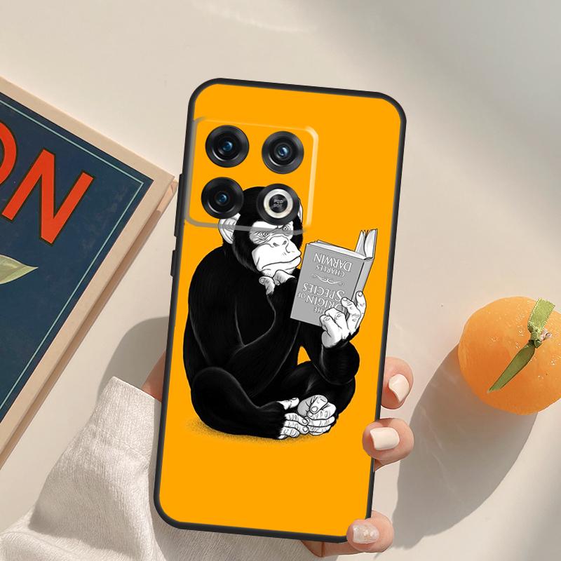 Cartoon Monkey Case For OnePlus 15 13 12 11 13R 12R 10T 8T 13T OnePlus Nord 5 CE 3 2 4 Lite N20 N30 Cover