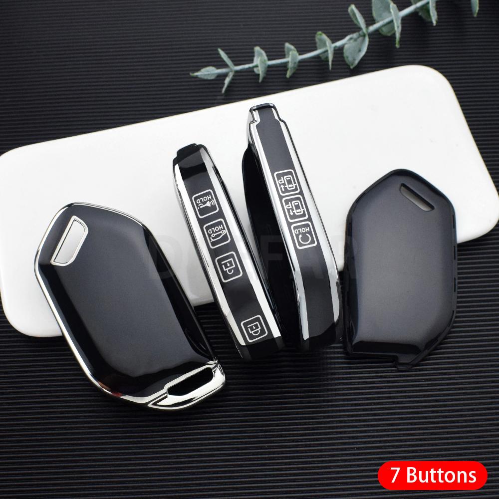 4 5 6 7 8 9 Buttons Tpu Car Key Case Fob Cover For Kia Picanto Sorento Mq4 Carnival Ka4 Morning K5 Carens Auto Remote Shell Bag