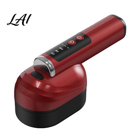 Compact Hair Brush Electric Spray Brush Portable Oil Misting Cordless Vibration Detangling красный