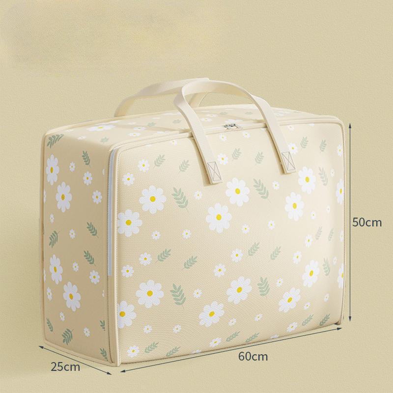 Quilt Storage Bag Large Capacity Wardrobe Quilt Clothes Storage Bag Thickened Folding Moving Bags With Handles