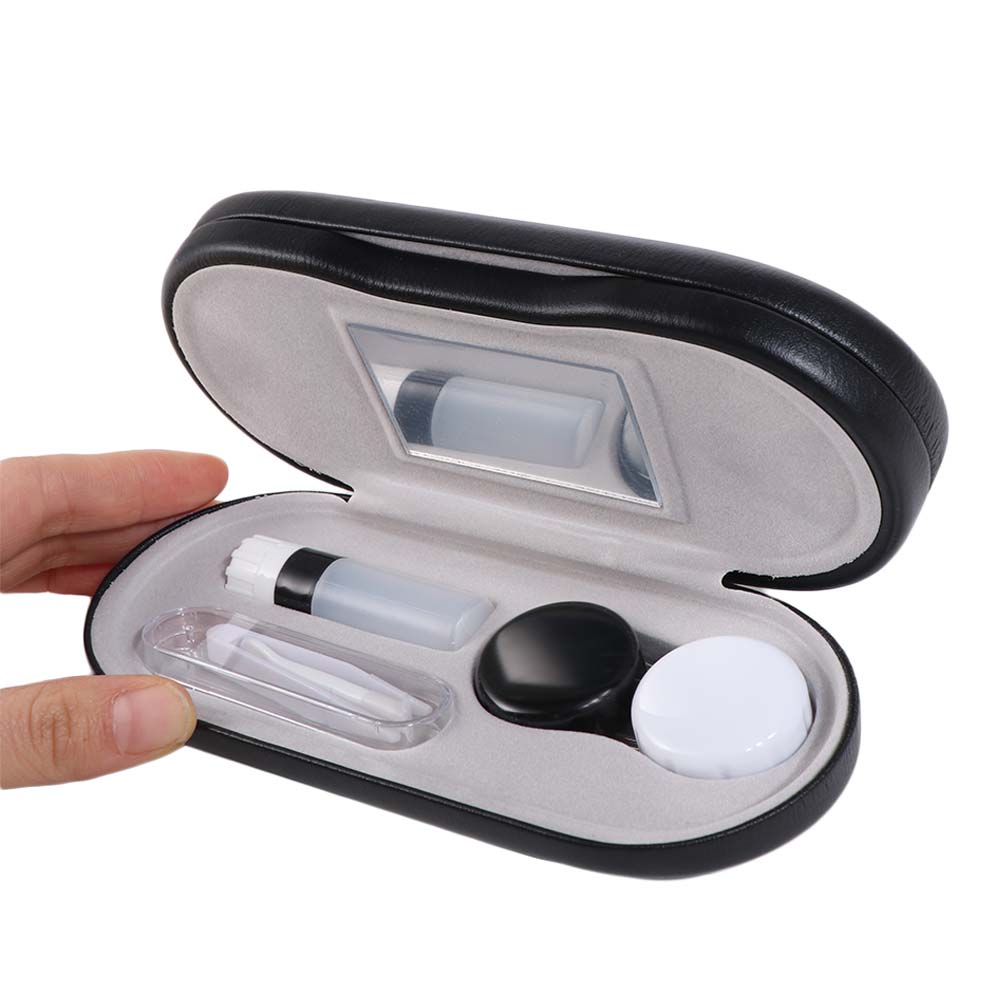 2 in 1 Cosmetic Case Double Layer Glasses Protective Cover Creative Glasses Box  for Men Women
