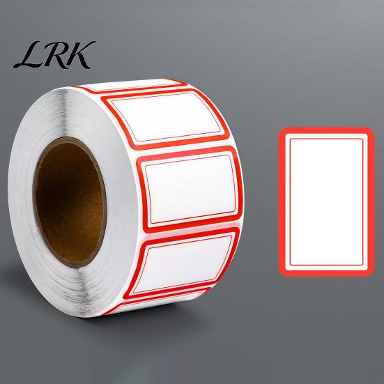 Office Organization Labels 500 Pcs Label Stickers, Color Coding Self-Adhesive Name Tags, Waterproof Neat Edge Stickers Removable for Handwriting File