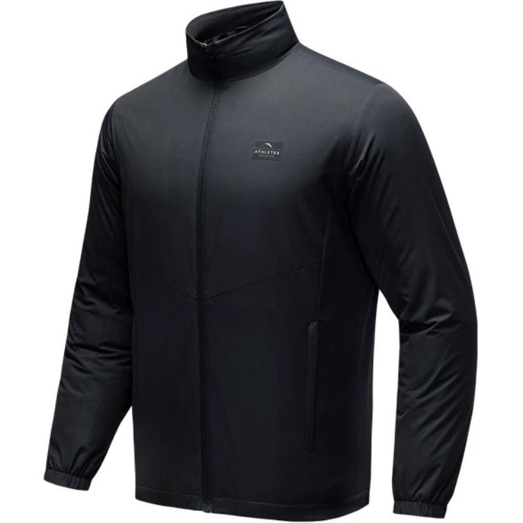 

Anta Удобная Повседневная Простая Куртка с Воротником-стойкой на Флисовой Подкладке Теплая Мужская Куртка Базовая-Черная 152447612-3 2XL