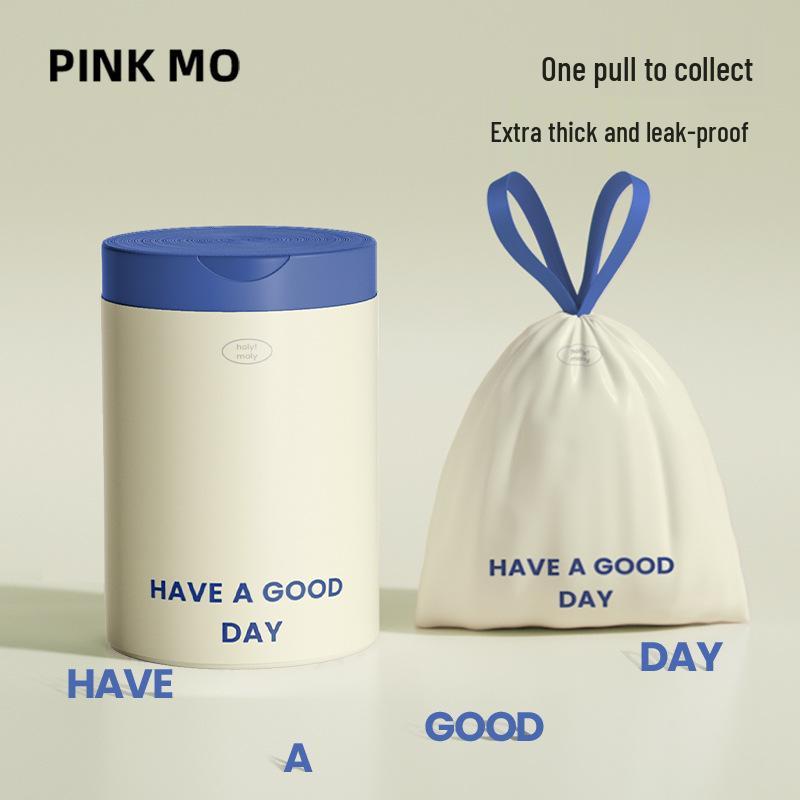 Mugwort Mosquito-Repellent Tear-Free Trash Bag with Drawstring – Extra Thick for Dormitory and Kitchen