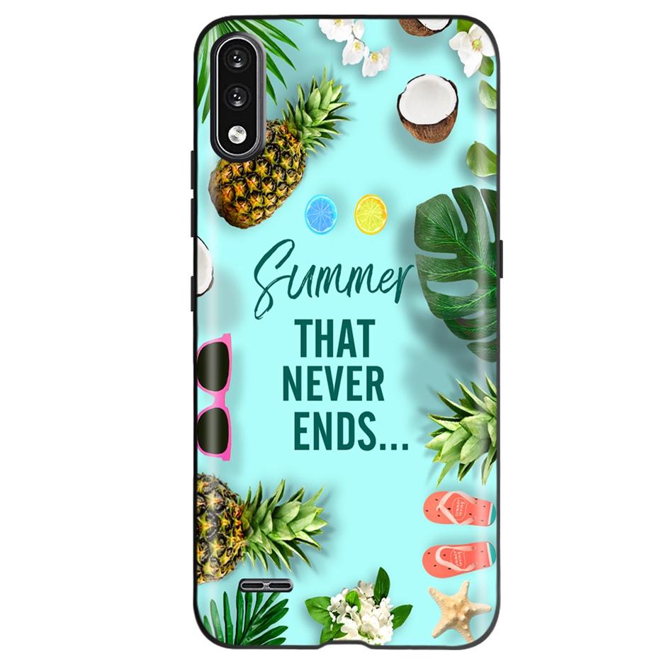 For LG K22 LM-K200 K200E K200B Fashion Pattern Phone Case Soft Silicone TPU Back Cover For LG K22 K 22 2020 Fundas