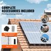 SucceBuy Solar Panel Bird Guard Critter Guard Roll Kit Stainless Steel Fastener Solar Panel Rustproof PVC Coating Wire Roll Mesh