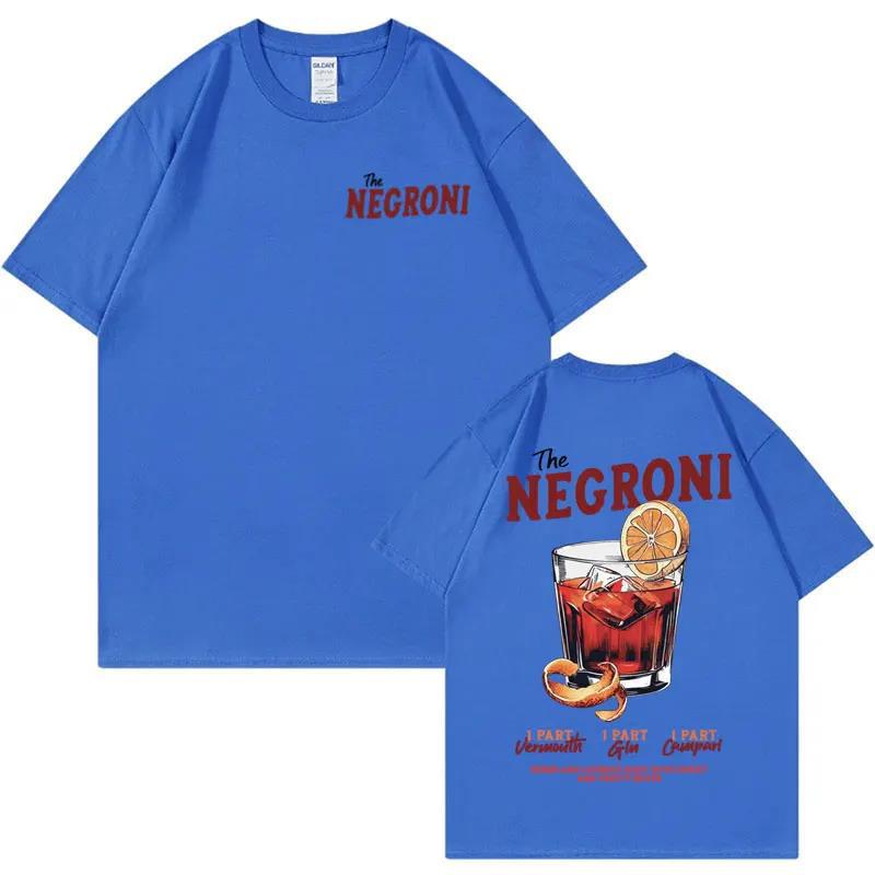 Negroni Unisex T-Shirt Fun Cocktail Themed Gift Meme T-Shirt Men'S Summer Pop