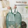 Foldable Mesh Laundry Hamper: Portable, Space-Saving Clothes Basket