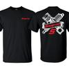 Camiseta Snap-On com Gráfico de Peças de Motor Camiseta para Mecânicos, Ideal para o Dia a Dia