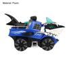 Toy Vehicles Fun Wear-resistant Plastic Electric Shark Engineering Vehicle for Kids