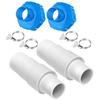 Pool Hose Adapter Kit With 11238 B Adaptors For 1-1/4 1-1/2 Inch Hoses Clamps Connectors Set For Ground Pool Pumps