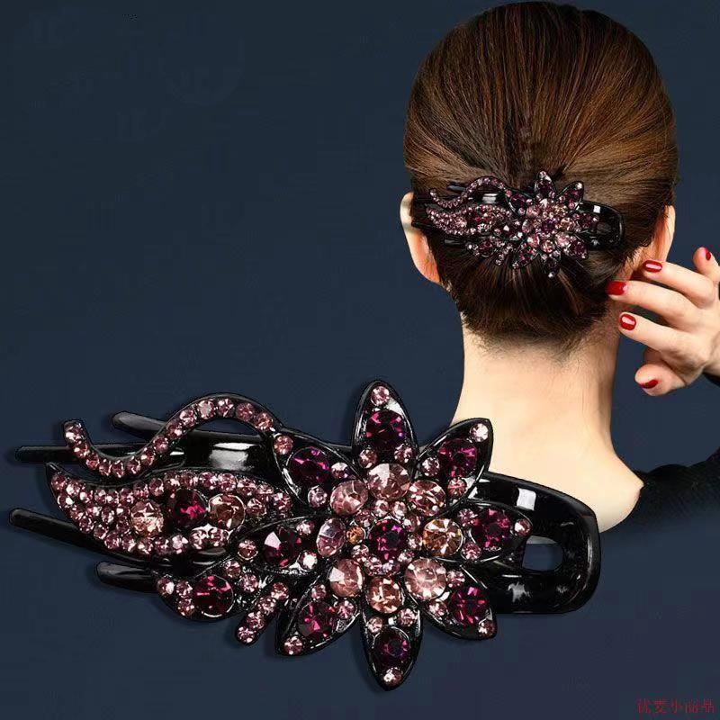 

Cute Contrasting Color Clip, Brown Hairpin One Size