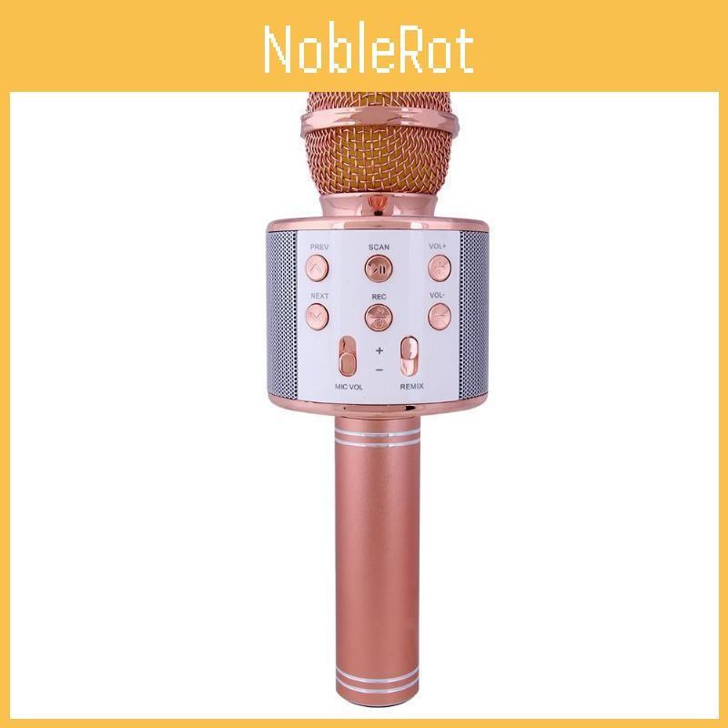 Microphone Wireless Bluetooth Handheld Ktv Mini Portable Speaker Player Usb