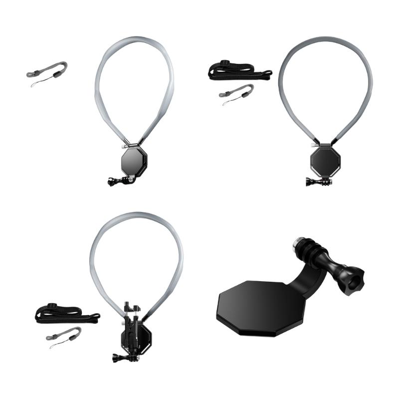 Adjustable Neck Strap Magnetic Chest Mount for ACTION 5/4/3 Cameras Quick Release Comfort Fit and Multi Angle Adjustment