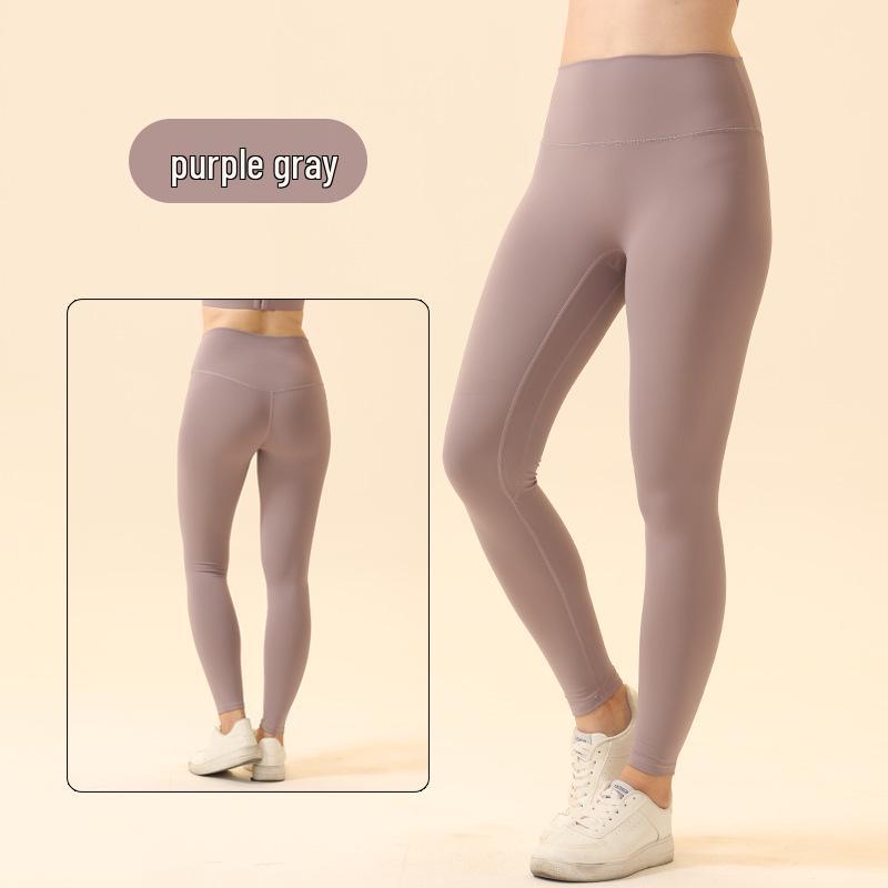 

Autumn/Winter Women s Seamless High Elasticity Velvet Sports Pants: Peach Skin, Hip-Lifting, Morning Run, Yoga & Tennis Base Layer M