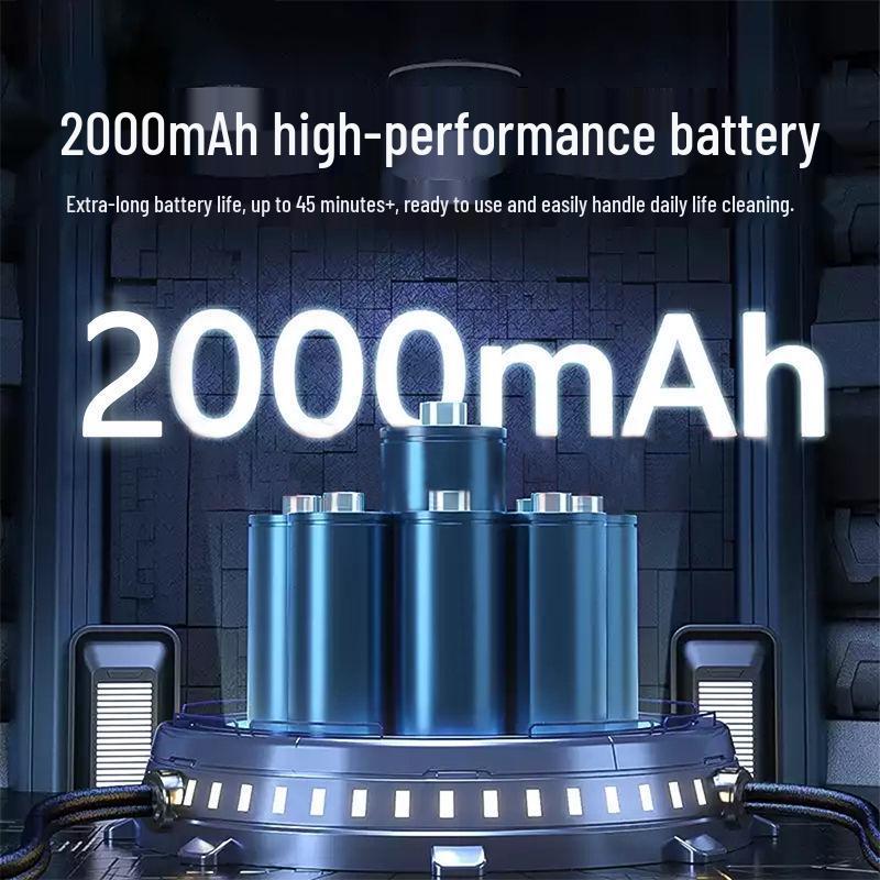 Wireless Car & Home Vacuum Cleaner: High-Power Suction, Portable Handheld for Sedan Interiors