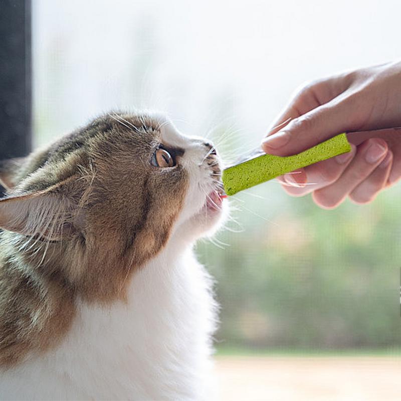 Cat Grass Chew Stick Natural Grass Tooth Grinding Stick Multi-Functional Grass Tooth Grinding Stick For Indoor Cats Teeth Caring