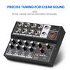 8 Channel Multifunctional USB Audio Mixer Portable Sound Mixer Professional Home Use Dual Microphone Inputs Sound Mixer
