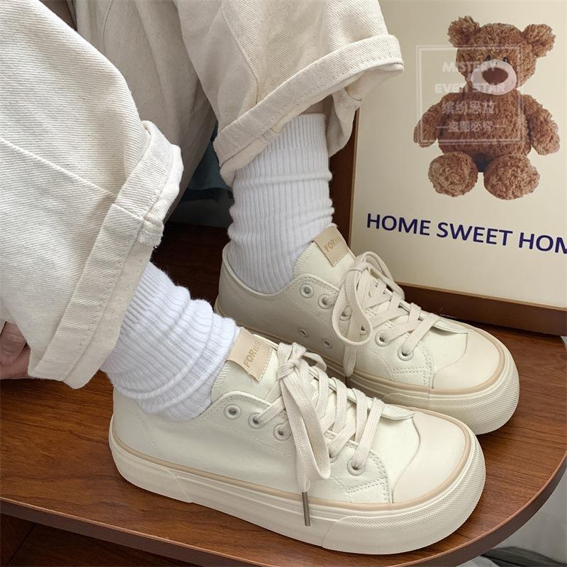 New hot-selling new platform mango head canvas shoes 1306