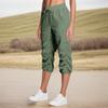 Women's Pleated Cargo Hiking Pants With Pockets