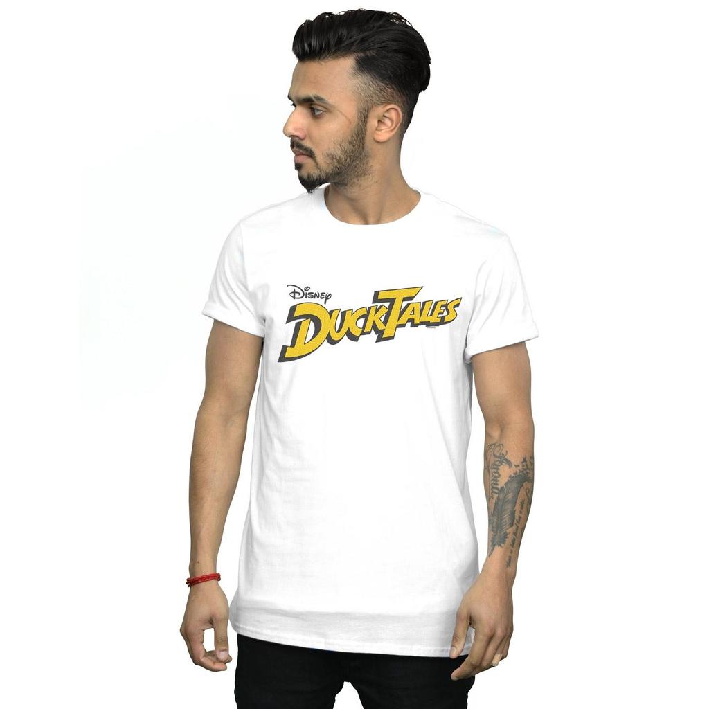 Disney Mens Duck Tales Logo T-Shirt