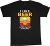 Funny Beer T-shirt Drinking Drunk Anti-Social Funniest Saying Shirts Men